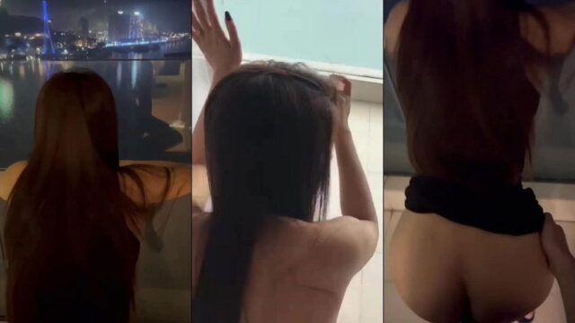 Cho em làm thằn lằn bám kính từ đem đến sáng khách sạn view biển Hạ Long