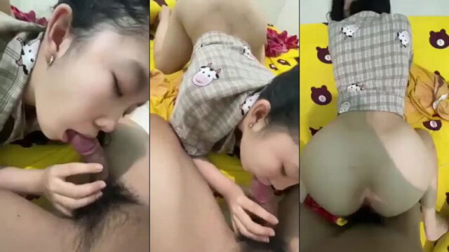 Bé sinh viên da trắng dáng ngon em mút đến lúc gần xuất rồi bắt anh chịch