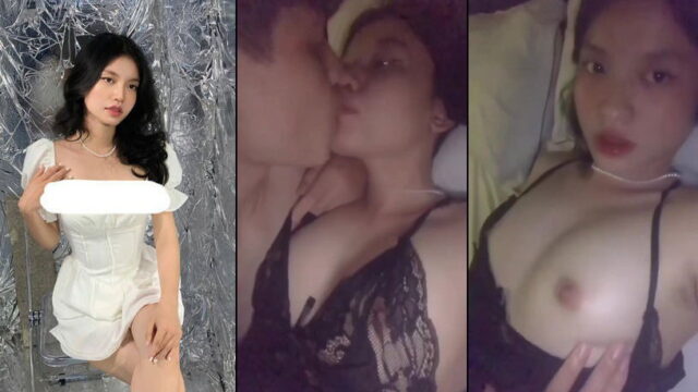 Chia tay xong em gái lộ clip sex tự quay với người yêu cũ