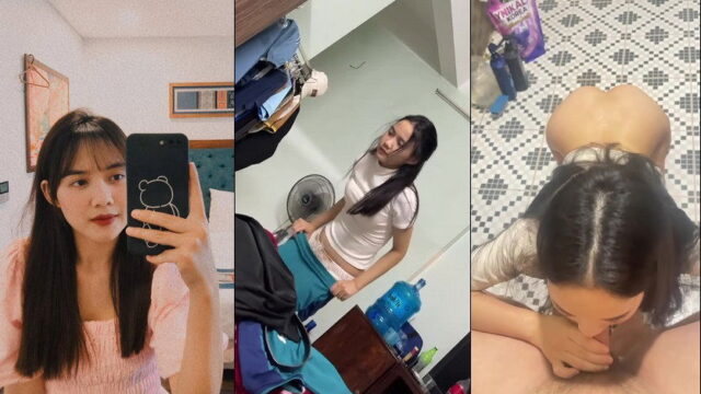 Bé sinh viên bướm hồng hào anh hành hạ em từ phòng tắm ra đến giường ngủ